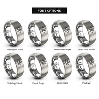 font options for inside engraving on grey ghs oxidizer rings