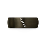 meaningful items for mate – gunmetal & black tungsten bone folder wedding band