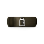 unique couple present ideas – gunmetal & black tungsten silo wedding band