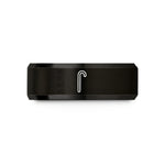 unique couple present ideas – black tungsten white cane wedding band