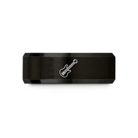 romantic presents for couples – black tungsten headless bass wedding band