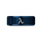 best anniversary presents women – blue tungsten broglie wavelength wedding band