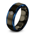 swatch color sample for Nautical Compass Rose ring style 09