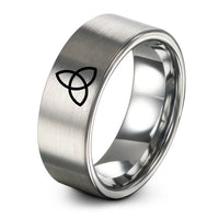 swatch color sample for Triquetra ring style 15