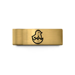 unique men’s anniversary rings – gold tungsten hatching chick wedding band