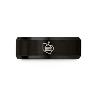 tungsten carbide wedding band – black tungsten australian capital territory wedding band