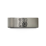 tungsten rings for men – blue & grey tungsten treasure map compass wedding band