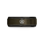 romantic present ideas couples – gunmetal & black tungsten dara knot wedding band