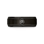tungsten ring for men – black tungsten funicular car wedding band