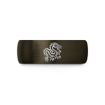 best couples rings present – gunmetal & black tungsten chinese long dragon wedding band