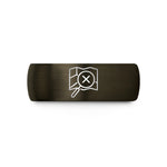 tungsten bands for couples – gunmetal & black tungsten magnifying map wedding band