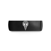 tungsten rings for women – black tungsten crow skull wedding band