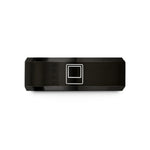 wedding bands for her – black tungsten polaroid wedding band