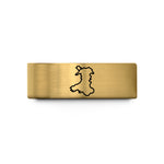 unique presents for women – gold tungsten wales wedding band