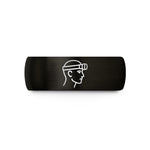 men’s anniversary ring – black tungsten headlamp wedding band