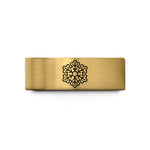 men’s comfort fit rings – gold tungsten snowflake cookie wedding band