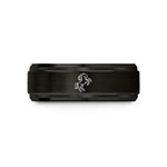 unique present ideas him – black tungsten rearing horse wedding band