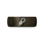tungsten wedding bands – gunmetal & black tungsten soft shackle loop wedding band