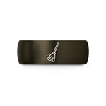 tungsten ring for couples – gunmetal & gold tungsten broomstick wedding band