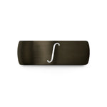 custom ring for spouse – gunmetal & black tungsten integral symbol wedding band