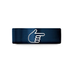 personalized presents for her – blue tungsten hand pointer wedding band