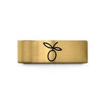 women's metal wedding band – gold tungsten olive pick wedding band