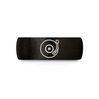 best presents for mothers – black tungsten vinyl tonearm wedding band