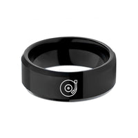 Christmas presents for her – black tungsten vinyl tonearm wedding band