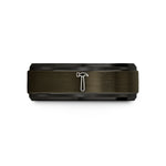 best presents for men – gunmetal & black tungsten ball peen hammer wedding band
