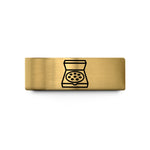 men’s fashion rings online – gold tungsten pizza box wedding band