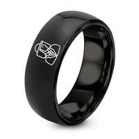 Gift for Day Mother’s – black tungsten beekeeper suit ring
