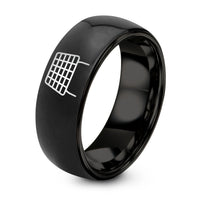 Gift for Day Mothers from Son – black tungsten cooling rack ring