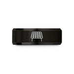 personalized jewelry for mom – black tungsten cooling rack wedding band
