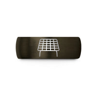 personalized jewelry for mom – gunmetal & black tungsten cooling rack wedding band