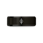 unique presents for mom – black tungsten swords blade wedding band