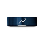 unique birthday presents her – black & blue tungsten line graph wedding band