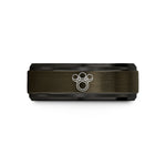 personalized jewelry for her – gunmetal & black tungsten tenor quints wedding band