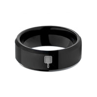 anniversary present for her – black tungsten cooling rack wedding band