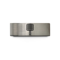unique present ideas her – grey tungsten cooling rack wedding band