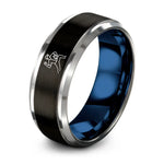swatch color sample for Baseball Pitcher Windup ring style 05