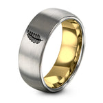swatch color sample for Fern Leaf ring style 02