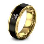 swatch color sample for Football Helmet ring style 07