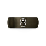 unique present ideas him – gunmetal & black tungsten gaming mouse wedding band