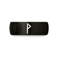 unique presents for him – black tungsten ansuz wedding band