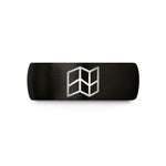 unique presents for her – black tungsten map lines wedding band