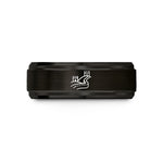birthday present for him – black tungsten great wall wedding band