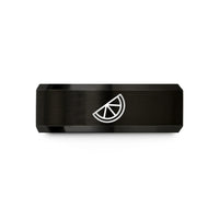 best birthday presents husband – black tungsten lime wedge wedding band