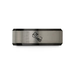 presents for new mom – black & grey tungsten buzzbait wedding band