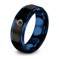 swatch color sample for Hot Cocoa Mug ring style 05