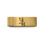 engraved ring for him – gold tungsten constellation heart wedding band